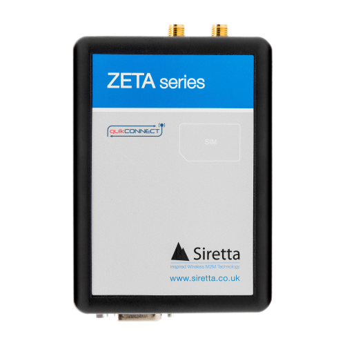 The ZETA-G-GPRS is an industrial modem designed for connecting equipment to the 2G / GSM cellular network. It has a global coverage quad band GPRS class 10 cellular engine offering CSD fall back. The ZETA-G-GPRS incorporates a full GNSS receiver which supports GPS, Glonass and Galileo for advanced tracking applications.