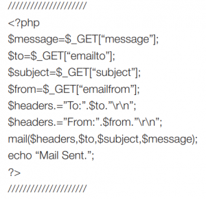 Modem Sending Email