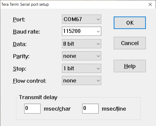 Setup Command Port